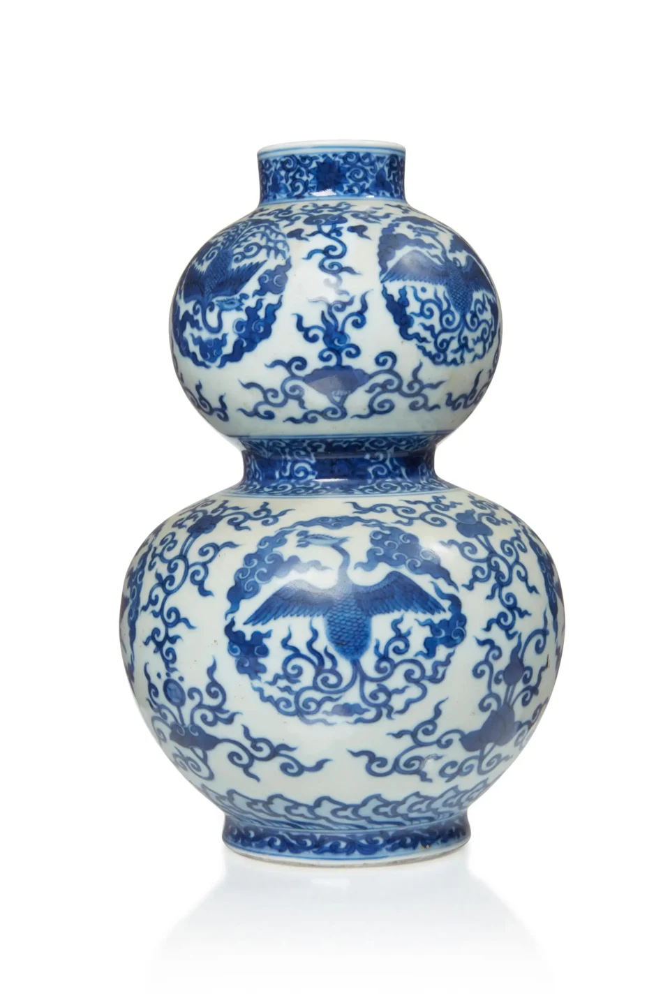 Vase coloquinte - CHINE - Epoque KANGXI (1662-1722 / XVII-XVIIIe siècle )