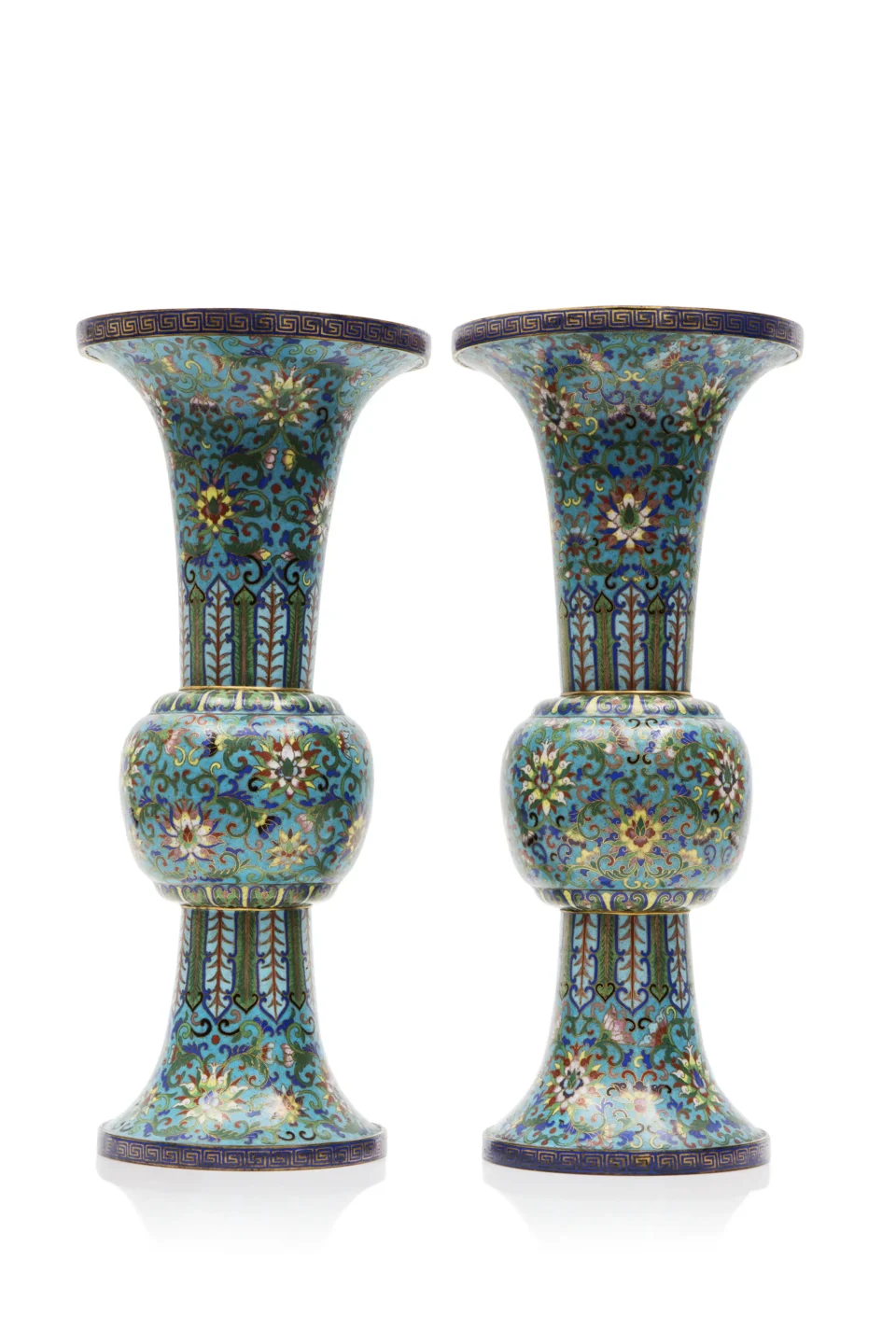 Paire de vases Gu - CHINE - XVIII-XIXe siècle