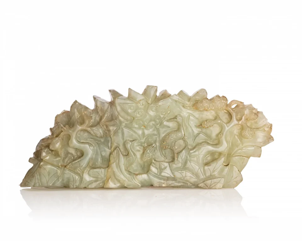 Jade brush rest - CHINA - Ming Dynasty (1368-1644)