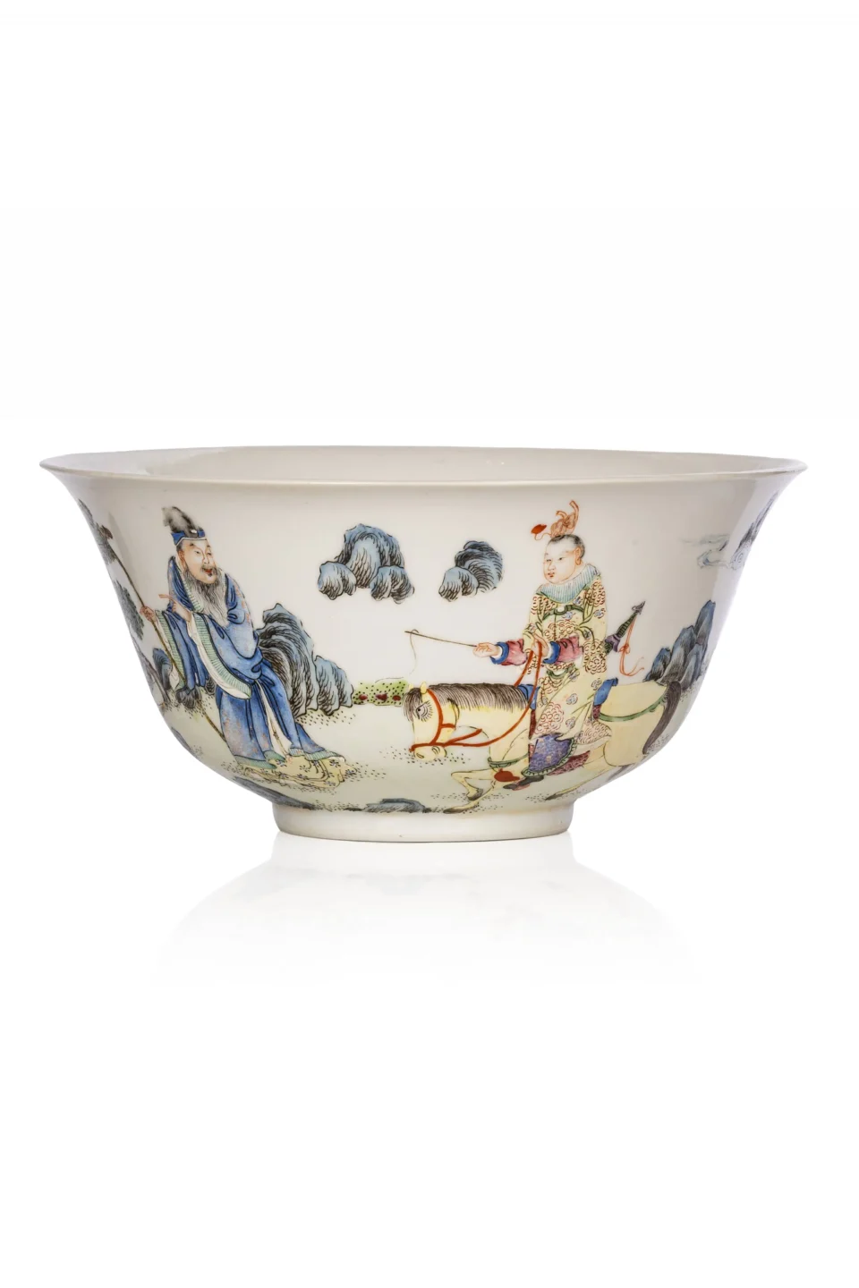 Grand bol en porcelaine - CHINE - Dynastie Qing (1644-1912)