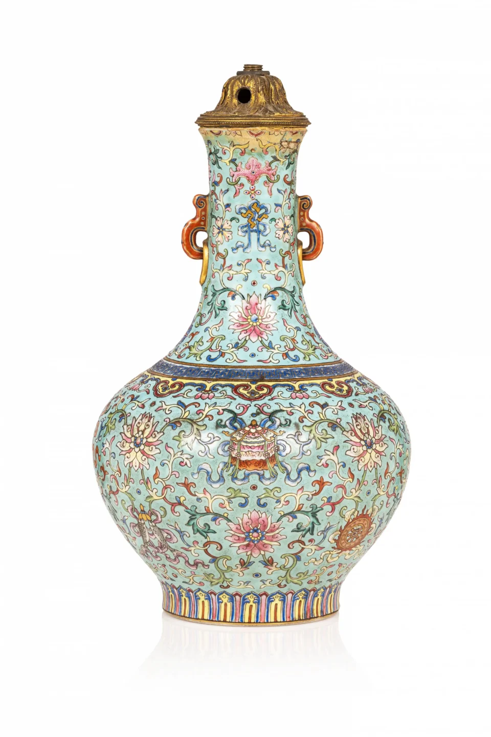 Important vase impérial en porcelaine - CHINE - XIXe siècle