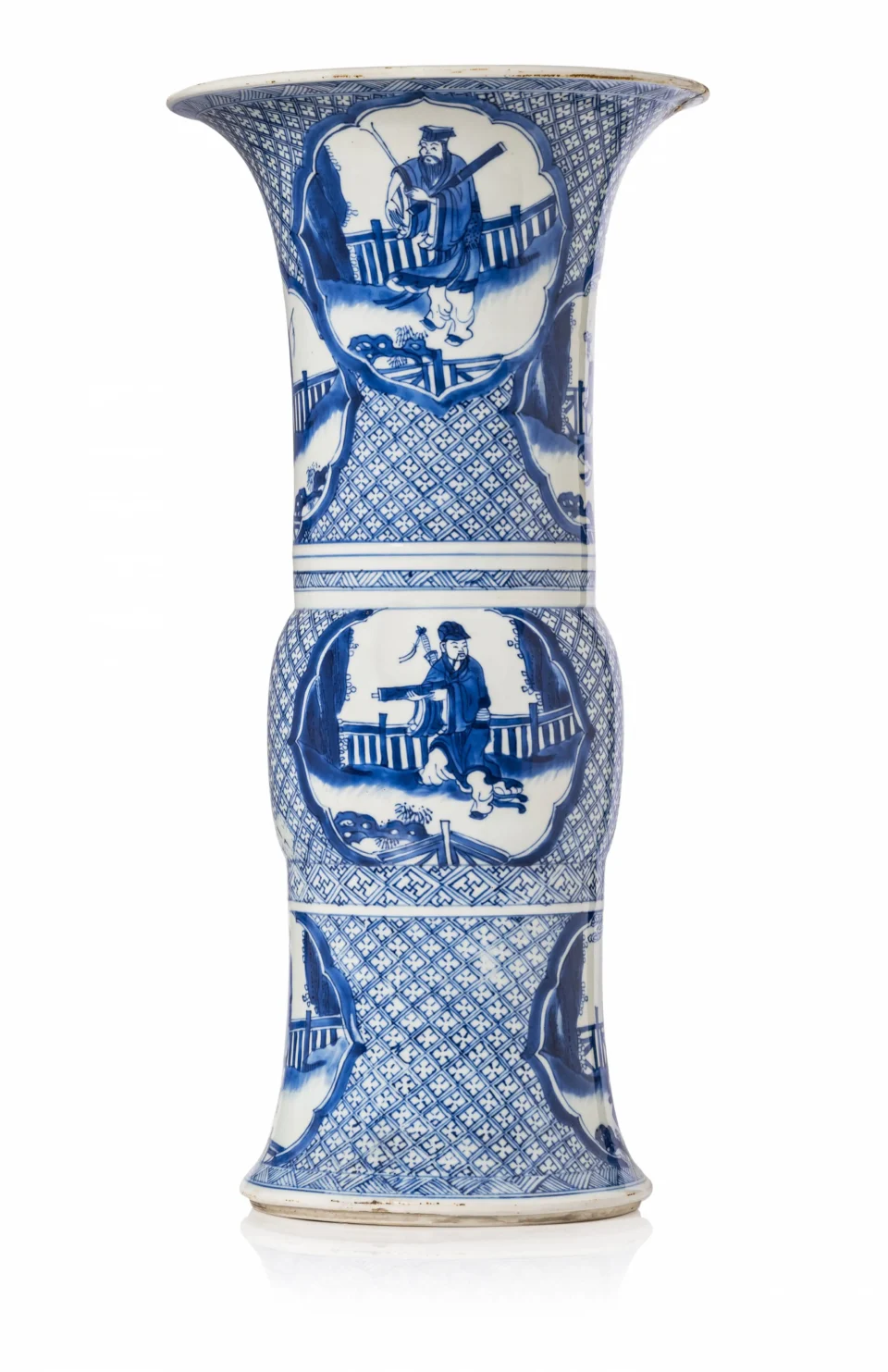 Important vase en porcelaine - CHINE - XVIIIe siècle