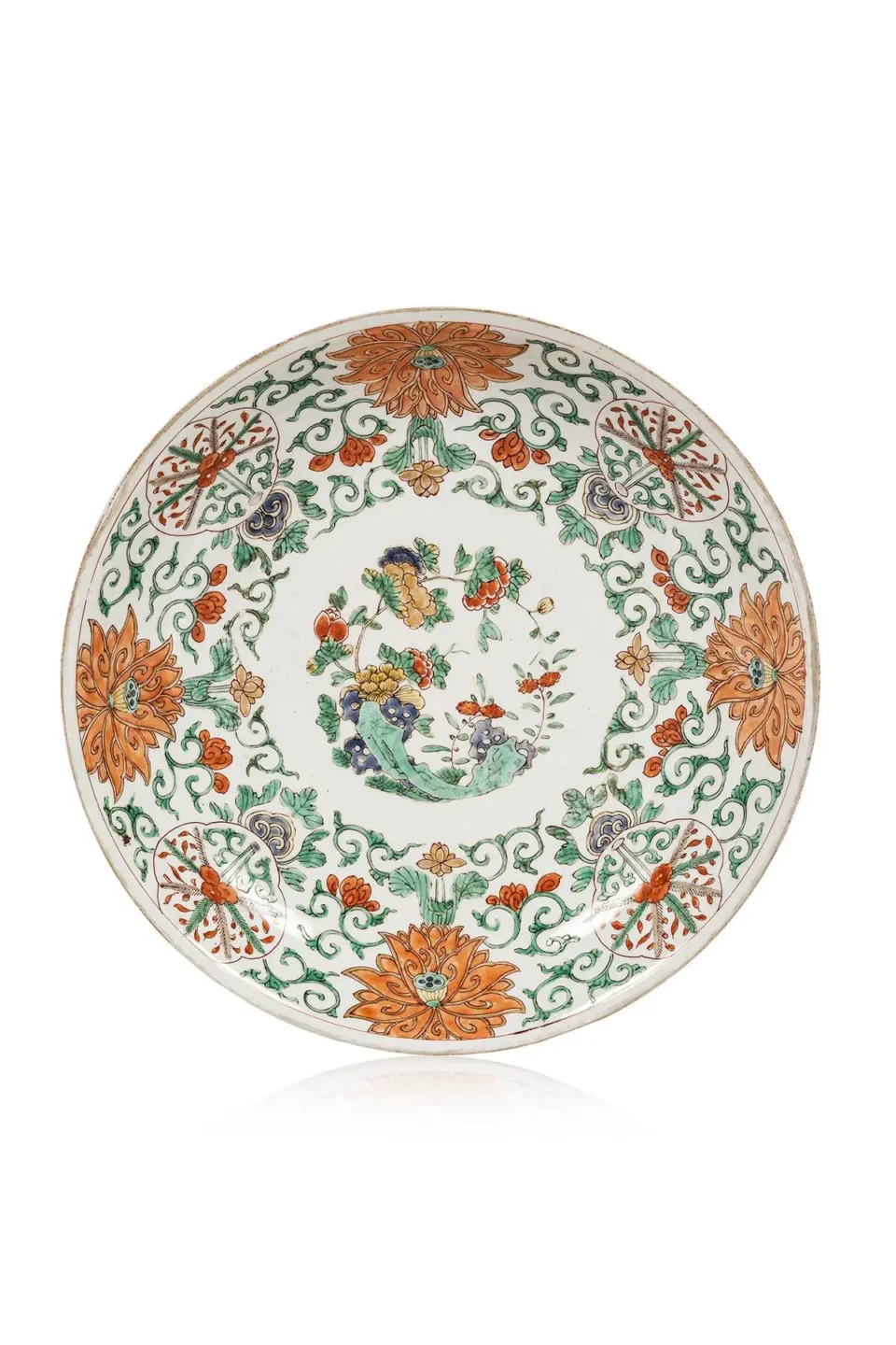 Grand plat en porcelaine - CHINE - XVIIIe siècle