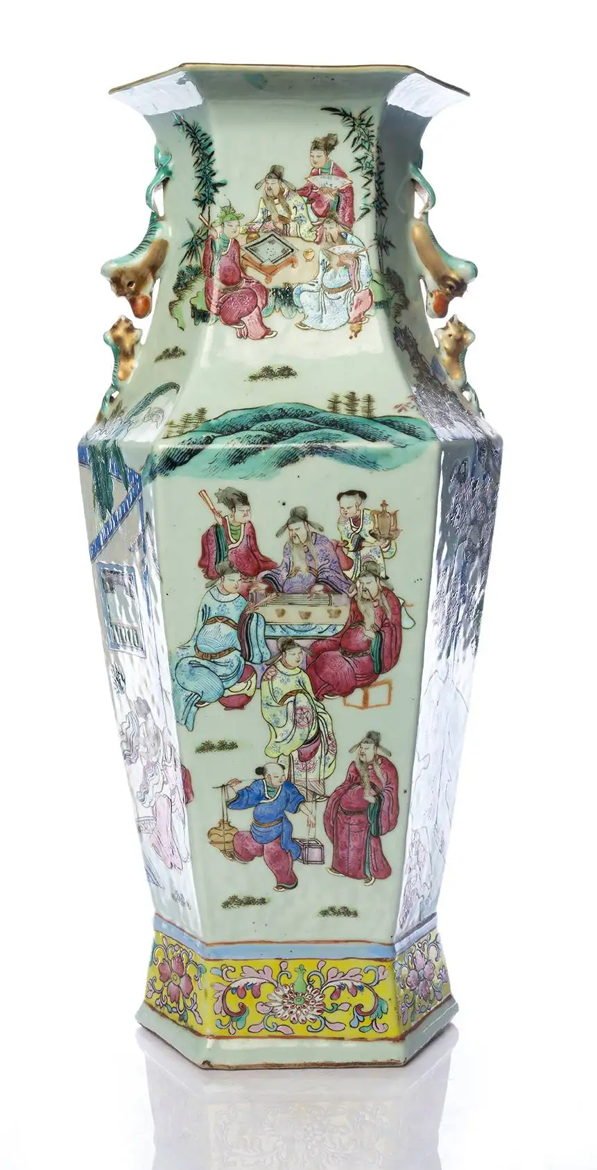 Vase en porcelaine - CHINE - XIXe siècle