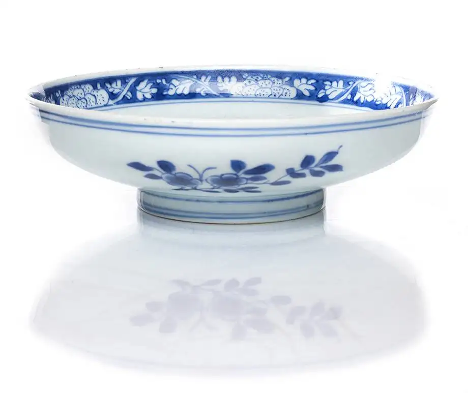 Coupe en porcelaine bleu et blanc - CHINE - XVIIIe siècle