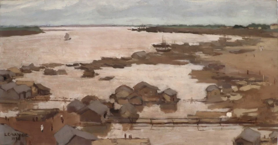 Les bords du fleuve Rouge, 1930 - VIETNAM - XXe siècle