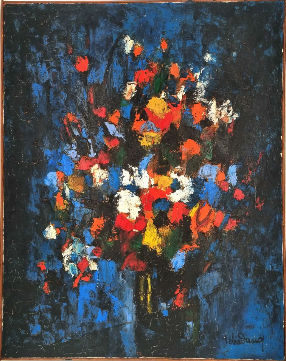 Bouquet de fleurs, 1968 - VIETNAM - XXe siècle