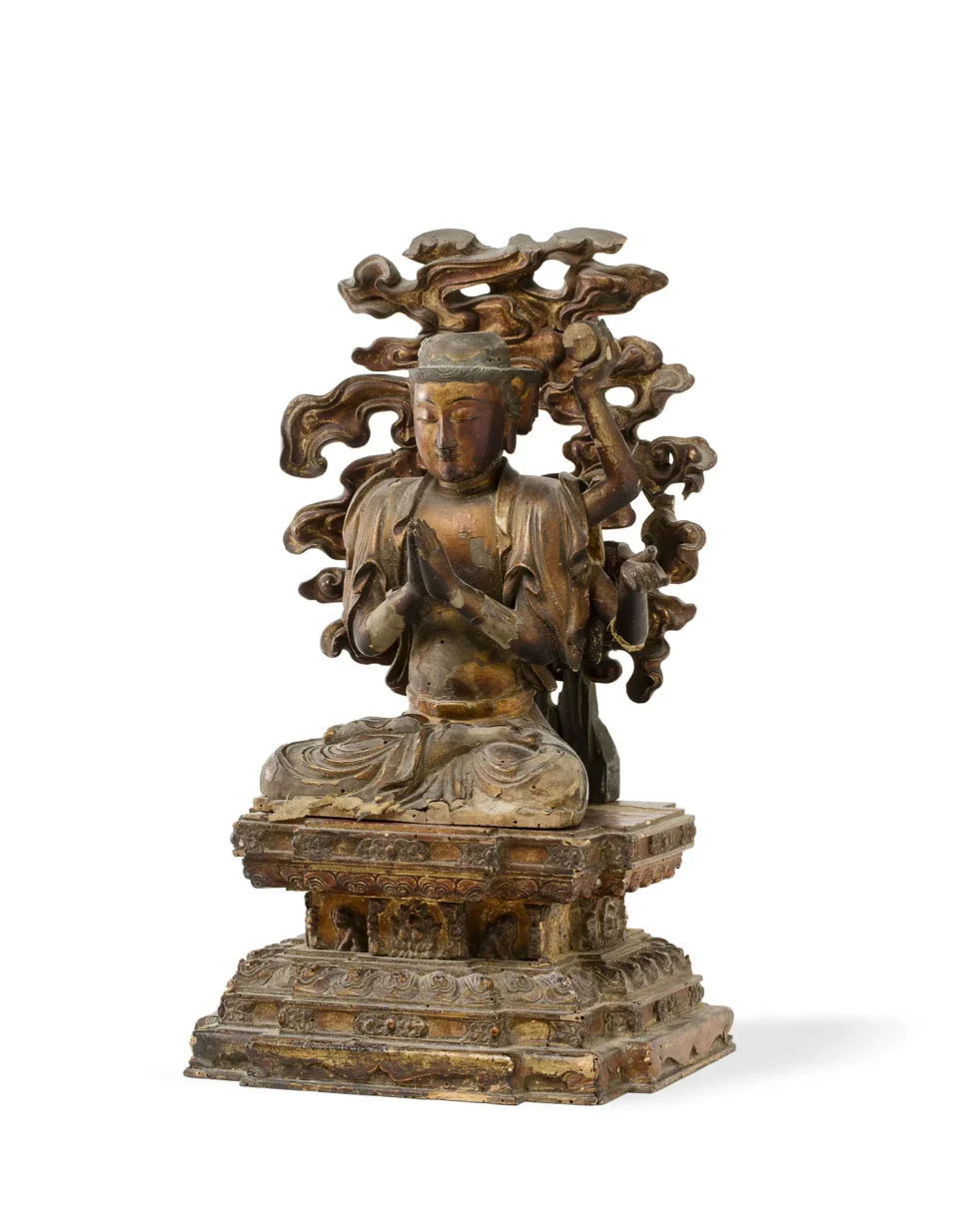 Belle sculpture du bodhisattva avalokitesvara - CHINE - XVIII-XIXe siècle