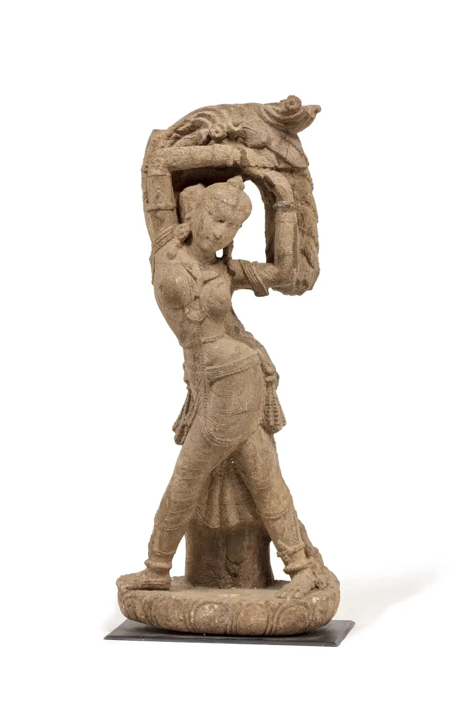 Sculpture in beige stone - INDIA - 17th-18th century