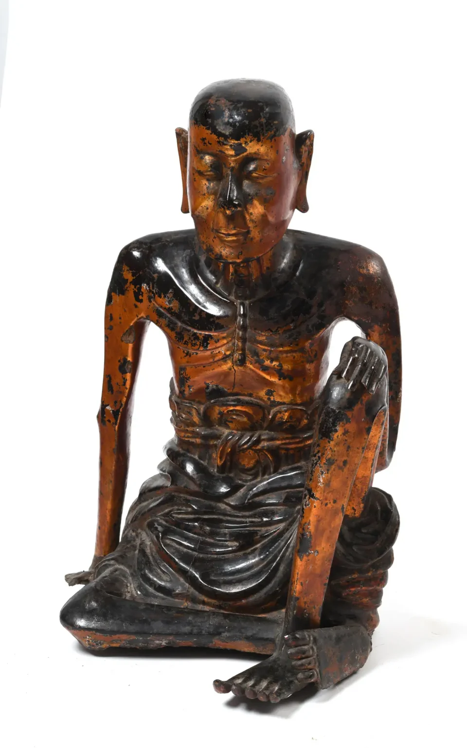 Sculpture en bois laqué doré - VIETNAM - XVIIe siècle