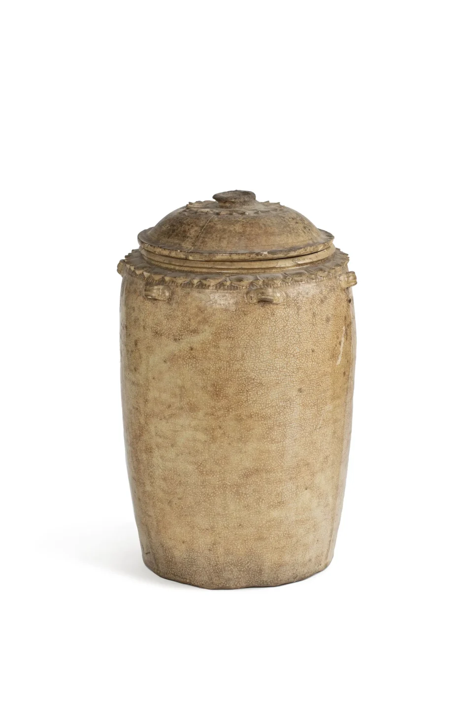 Large ceramic covered jar - VIETNAM - 13th century