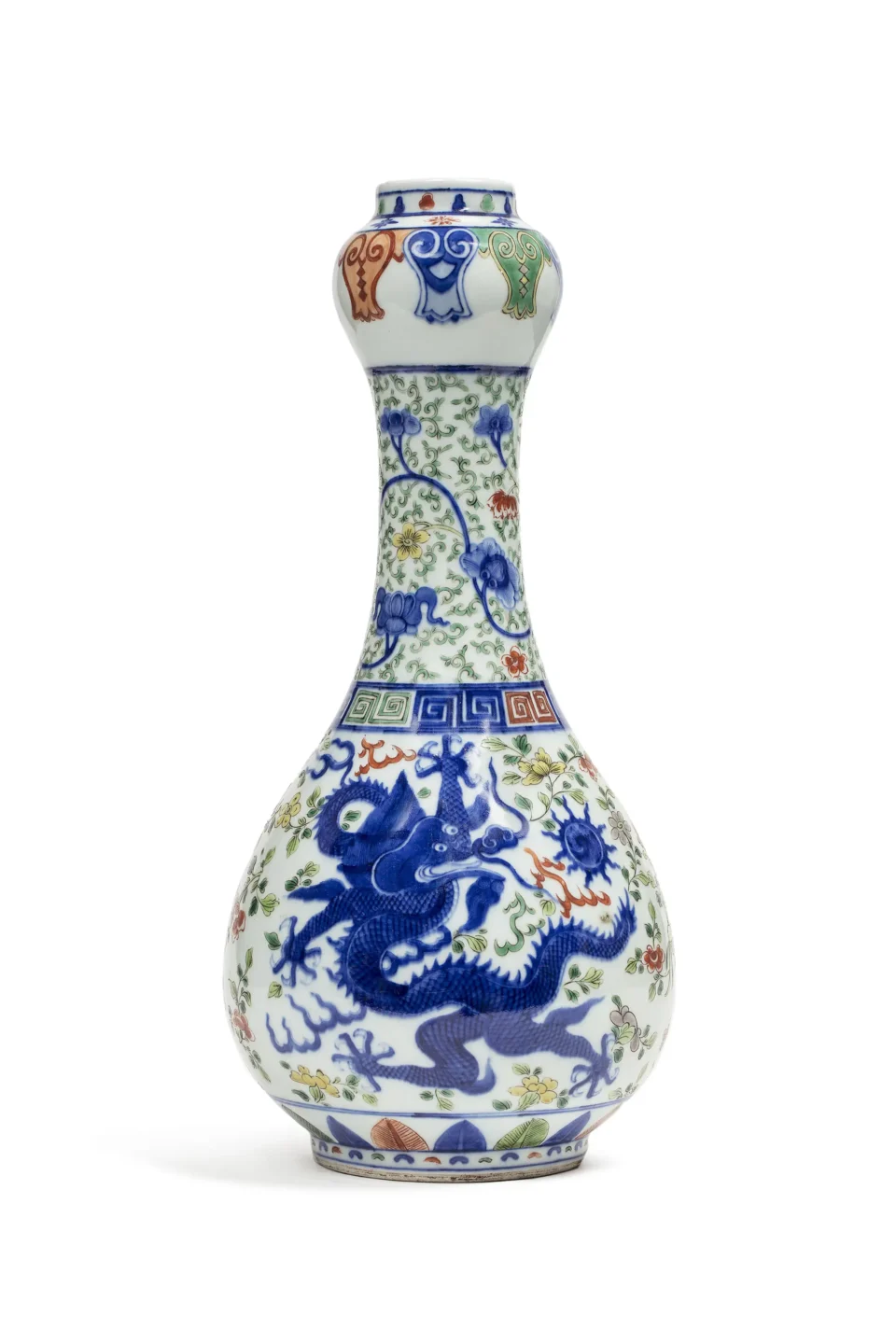 Vase en porcelaine de forme balustre - CHINE - XIXe siècle