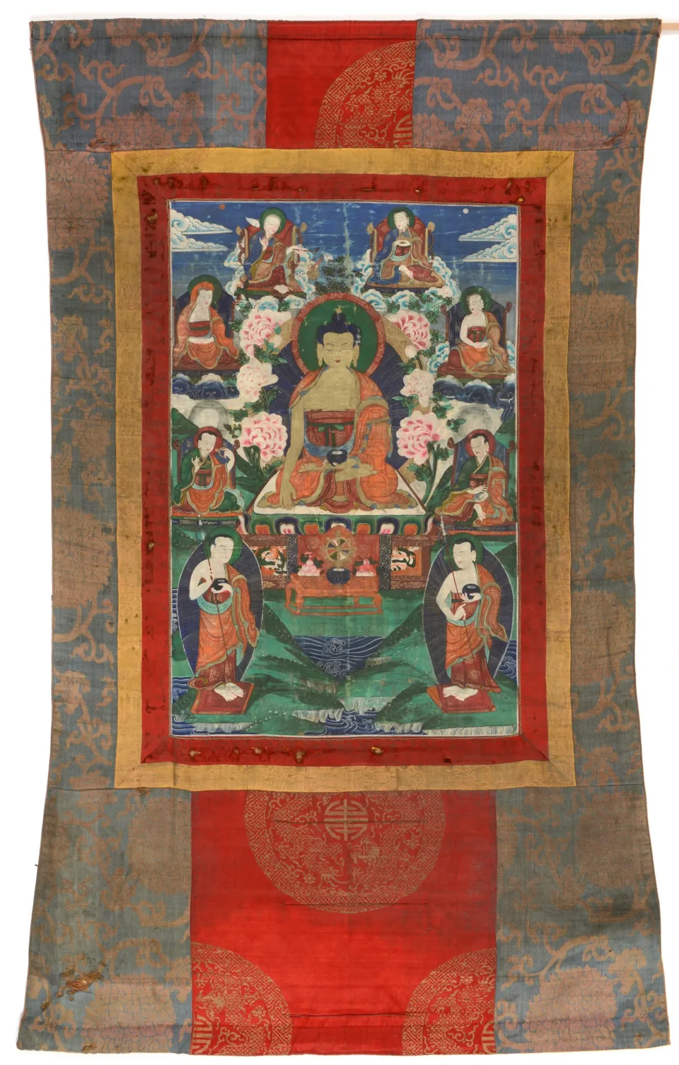 Thangka in color - TIBET - 19th century