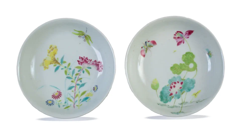 Paire de coupes en porcelaine - CHINE - XVIIIe siècle