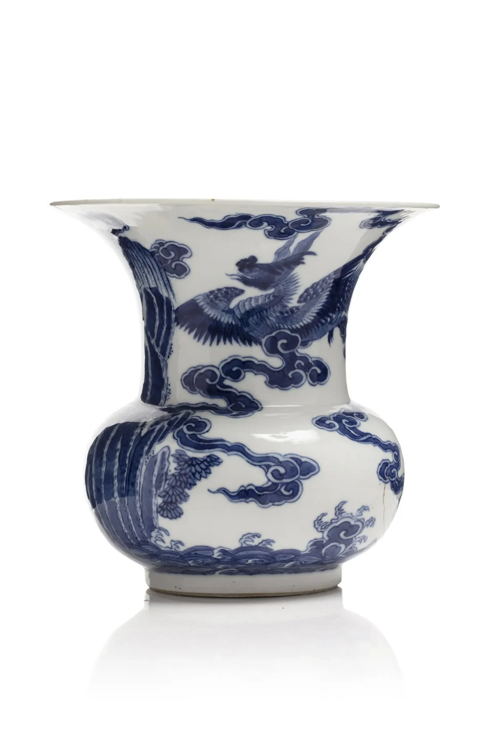 Important vase impérial en porcelaine - VIETNAM - XVIIe siècle