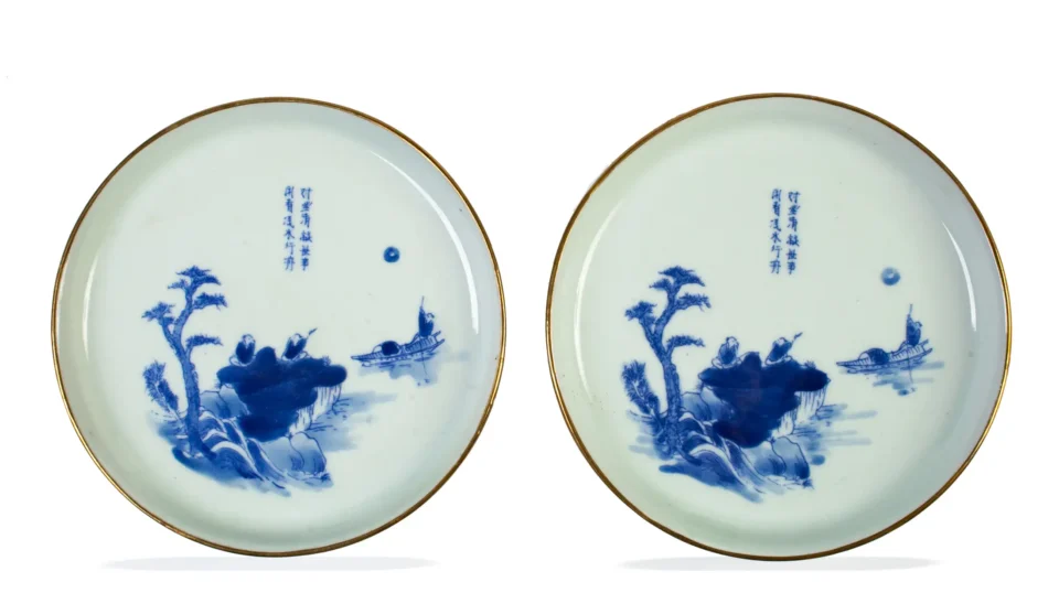 Pair of porcelain bowls - VIETNAM - 19th century