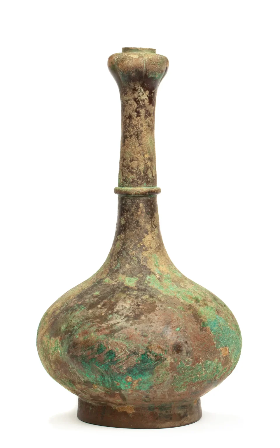 Hu-shaped bronze vase - CHINA - Han dynasty (1st century BC - 3rd century AD)