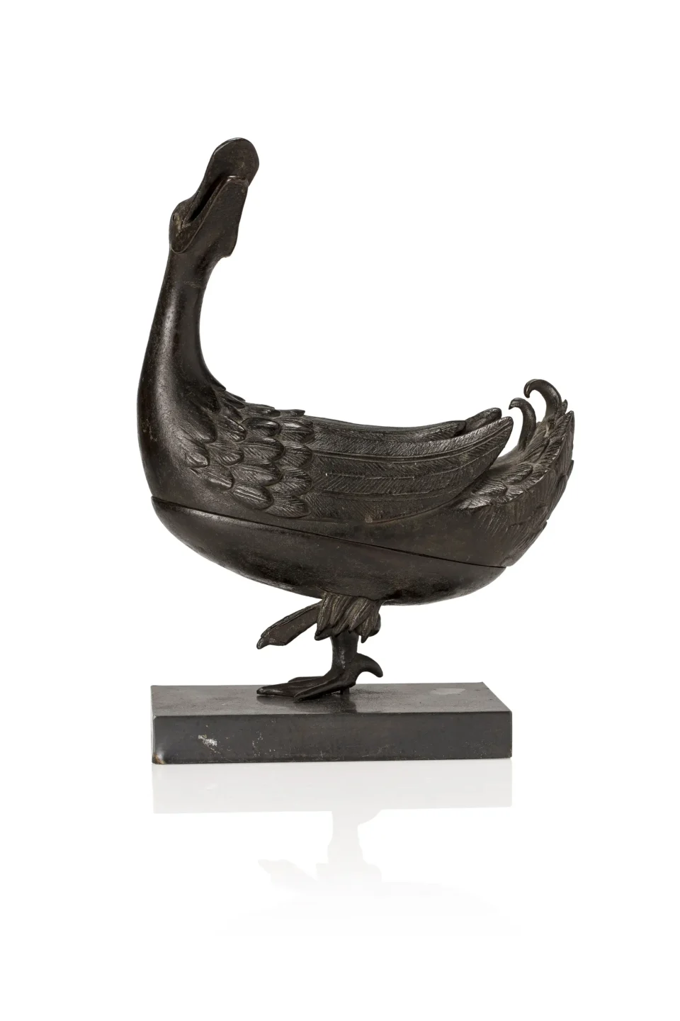 Canard en bronze - CHINE - Dynastie Qing (1644-1912)