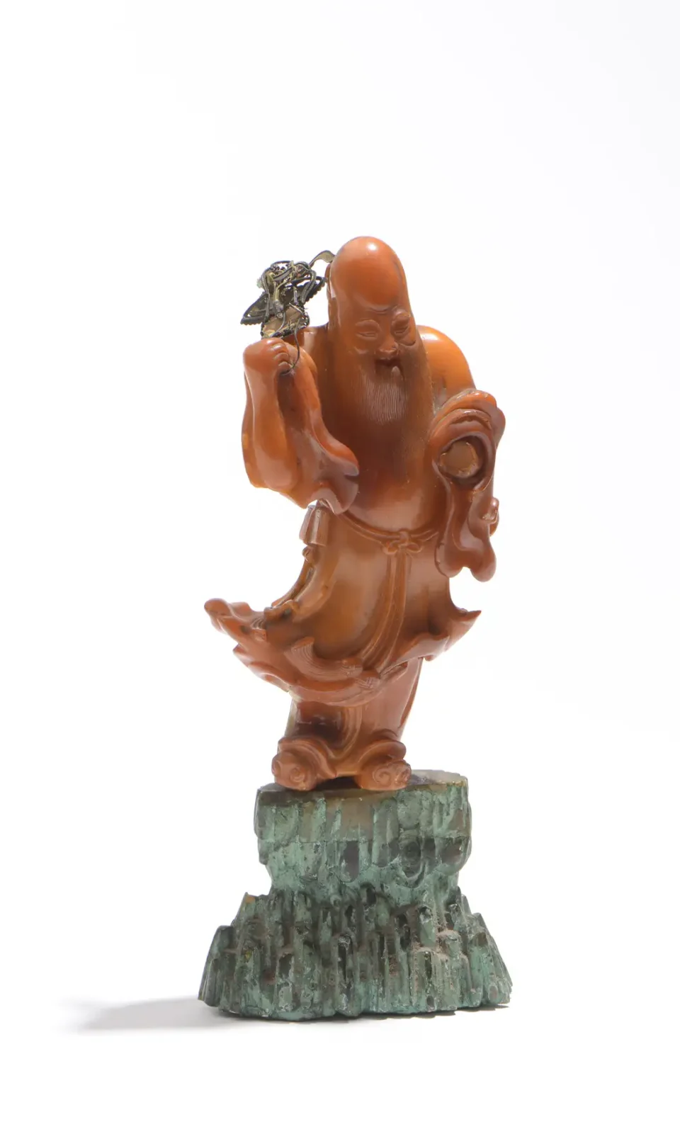 Statuette en ambre - CHINE - XIXe siècle