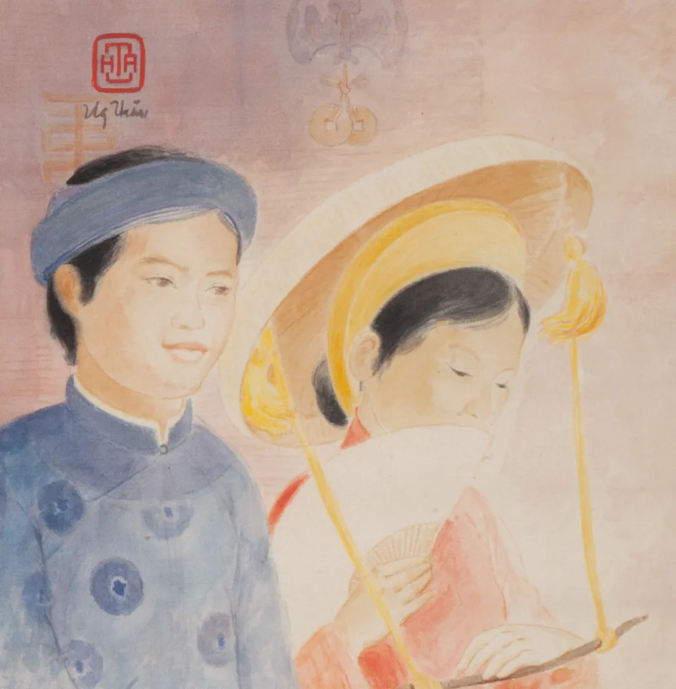 Le couple - VIETNAM - XXe siècle