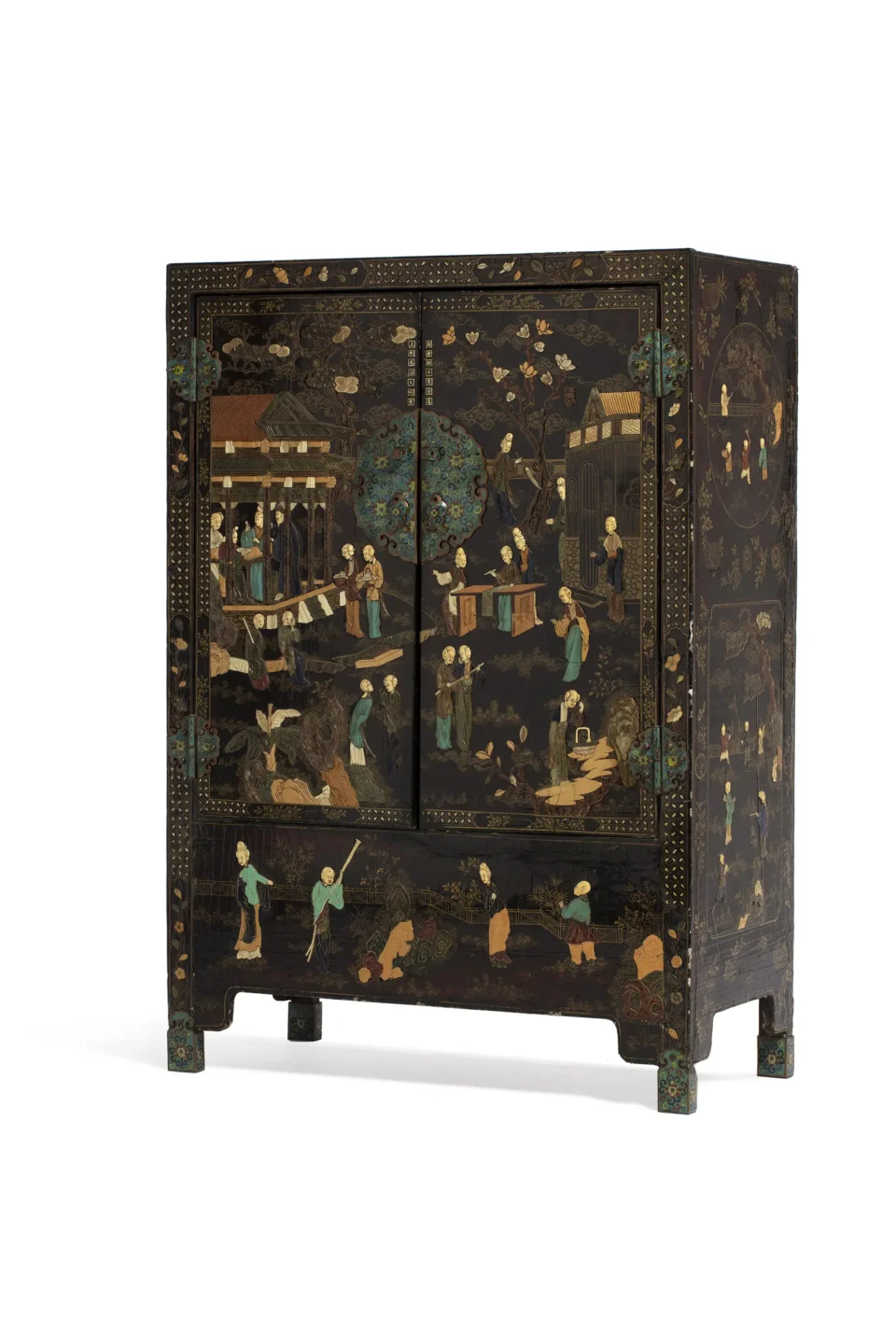 Rare armoire en laque incrustée - CHINE - XIXe siècle