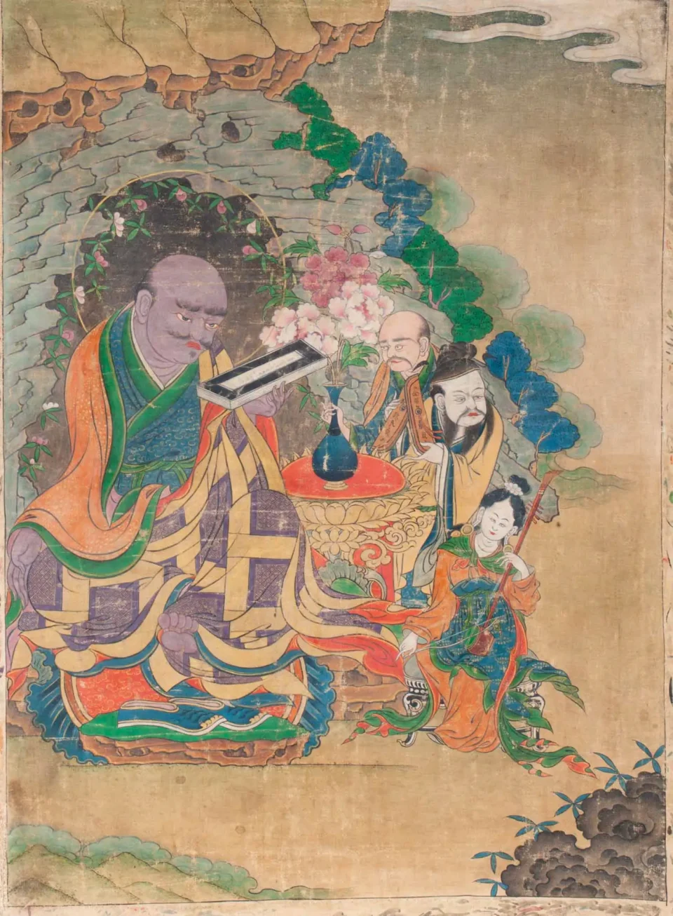 Tangka in tempera on cotton - TIBET - 18th century