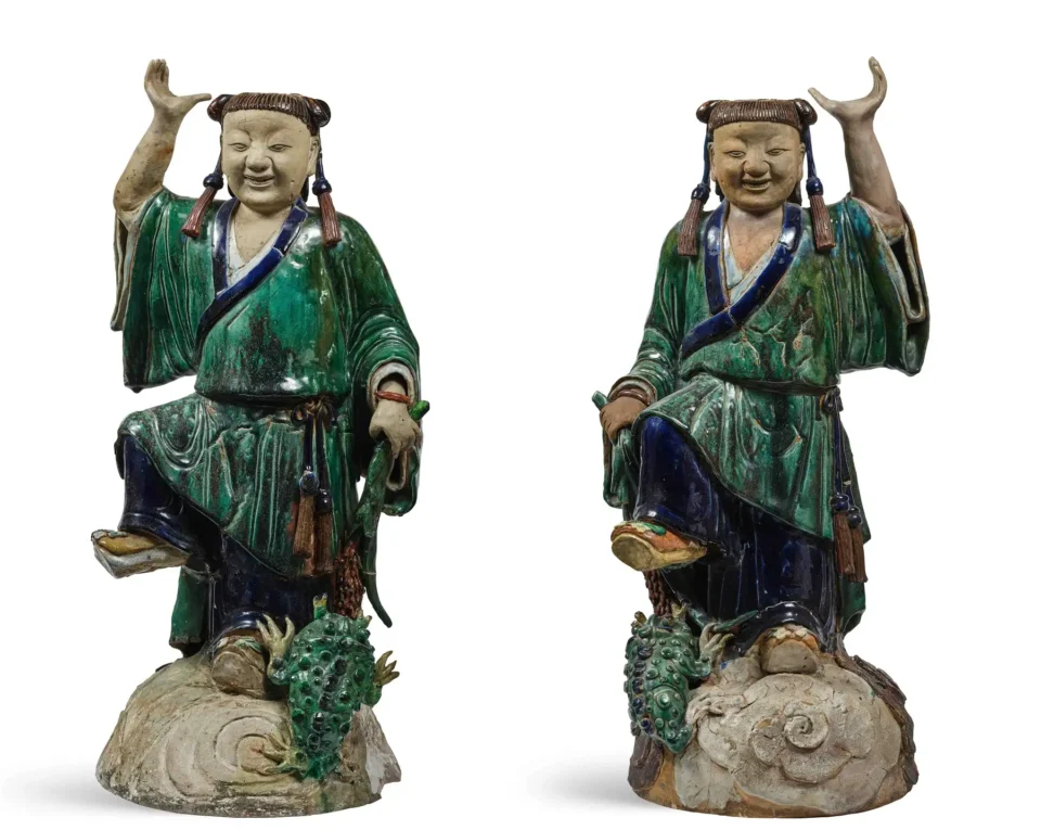 Rare pair of figures - VIETNAM - 19th century