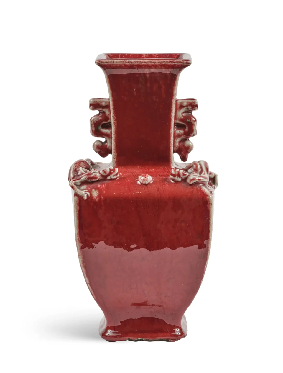 Vase en porcelaine à glaçure sang de boeuf - CHINE - XIXe siècle