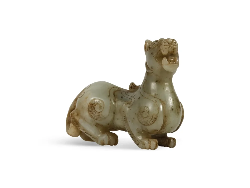 Élégante sculpture en jade - CHINE - XIXe siècle