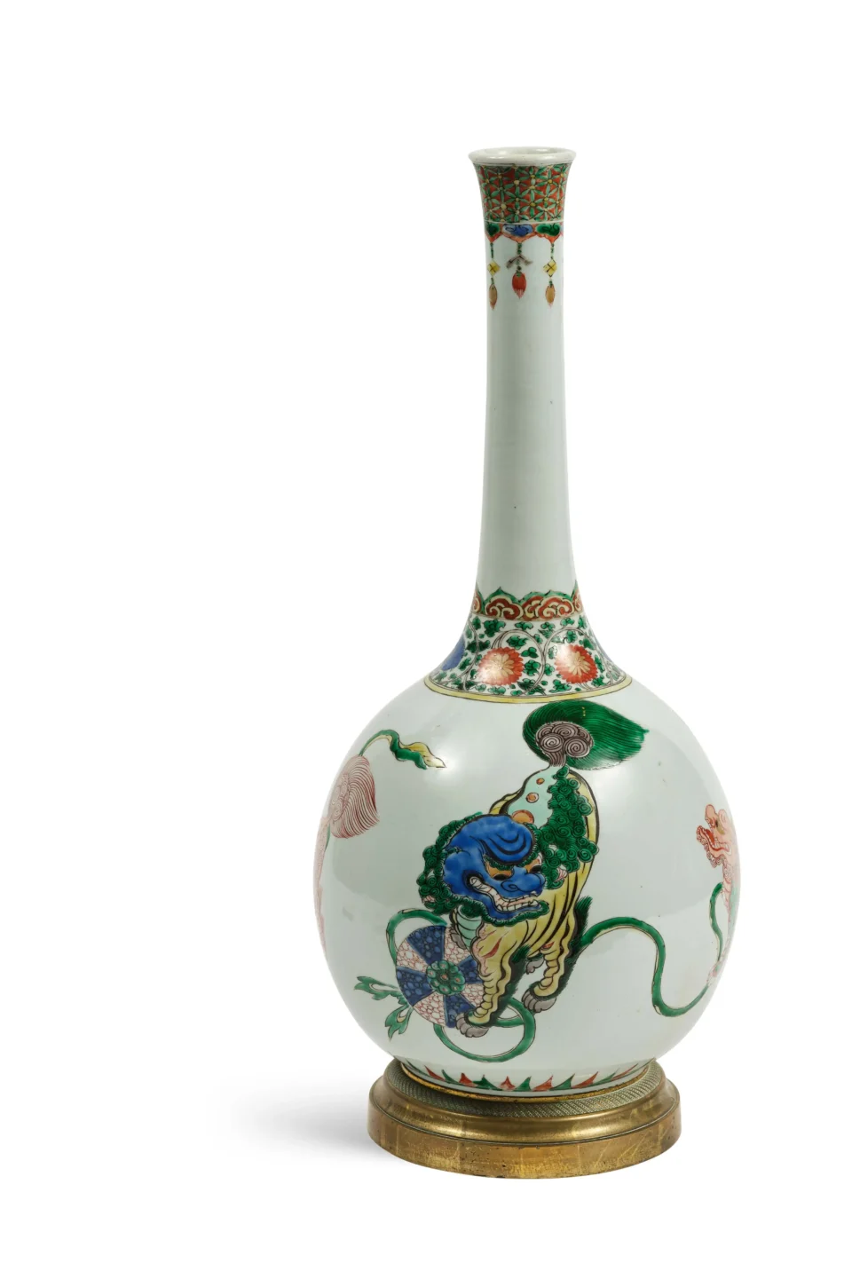 Vase en porcelaine à haut col - CHINE - XIXe siècle