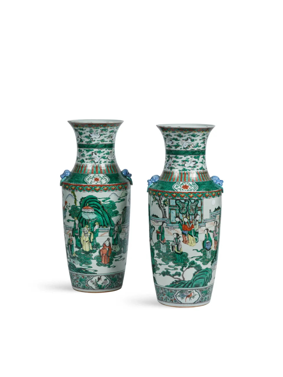 Importante paire de vases en porcelaine - CHINE - XIXe siècle