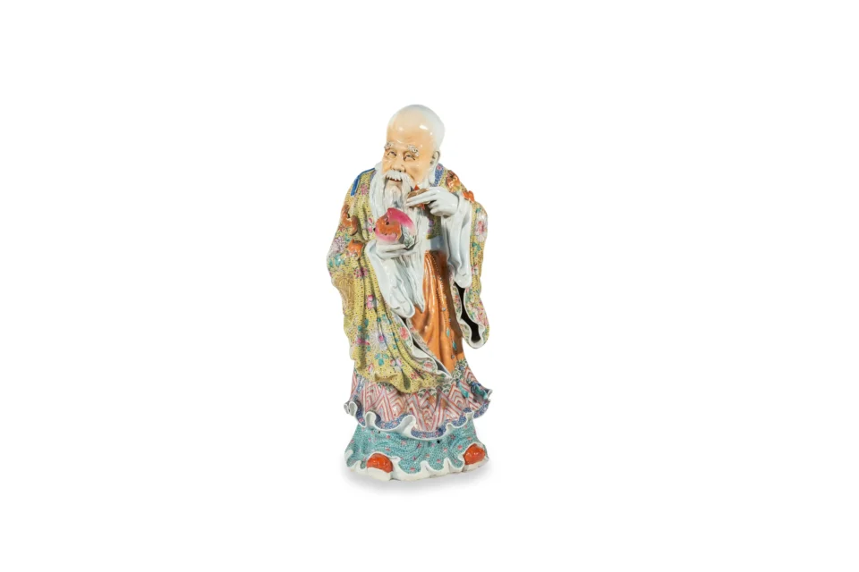 Sage immortel en porcelaine - CHINE - XXe siècle