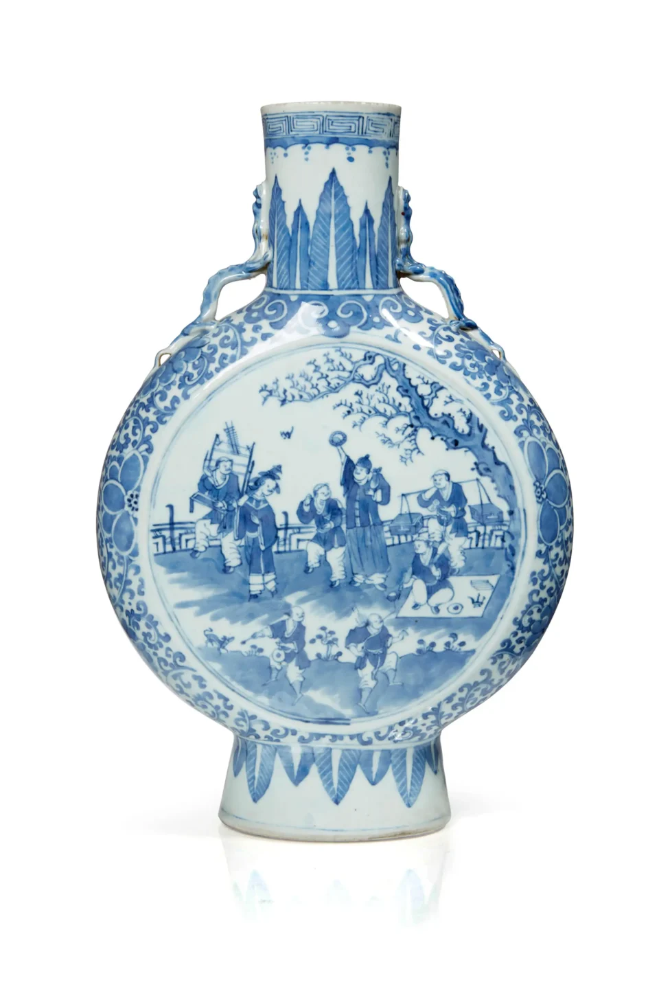 Vase gourde à panse élargie - CHINE - XIXe siècle