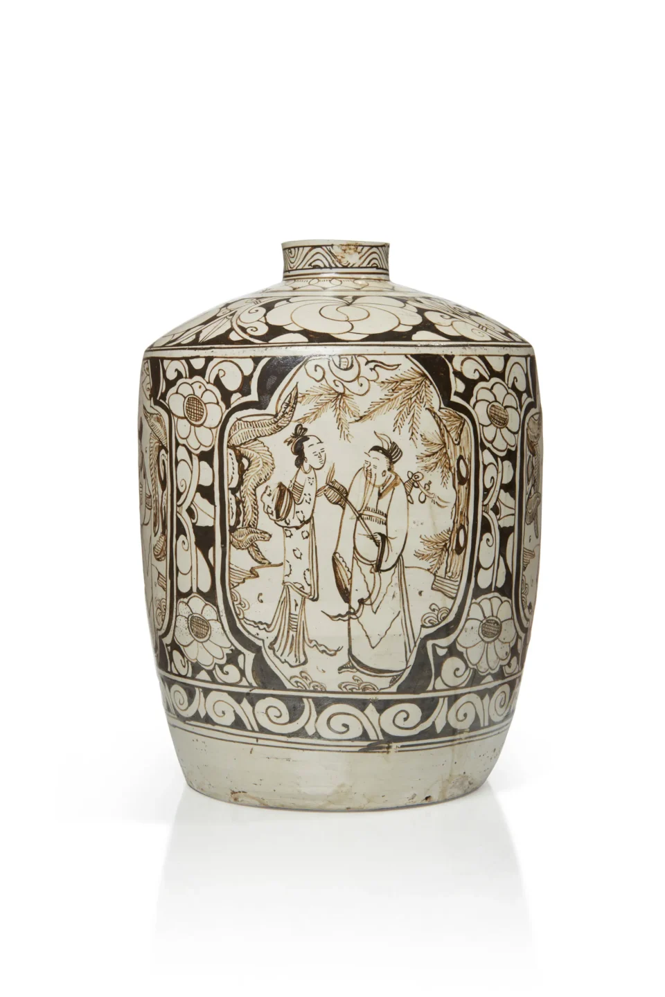 Vase pansu de « type cizhou » - CHINE - Dynastie Ming (1368-1644)