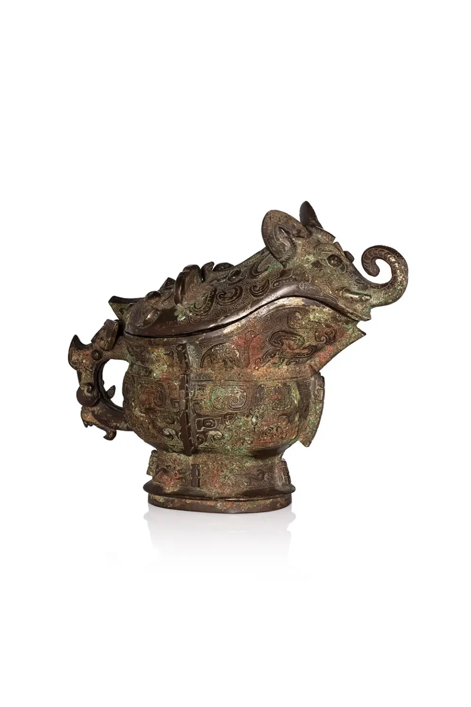 Bronze “gong” tableware element - CHINA - 19th century