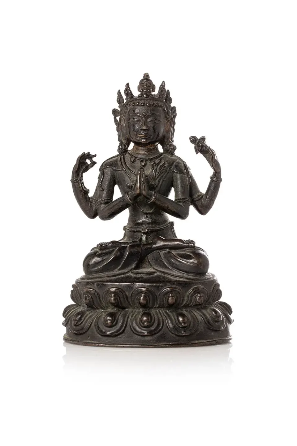 Amitayus en bronze - CHINE - Dynastie Ming (1368-1644)