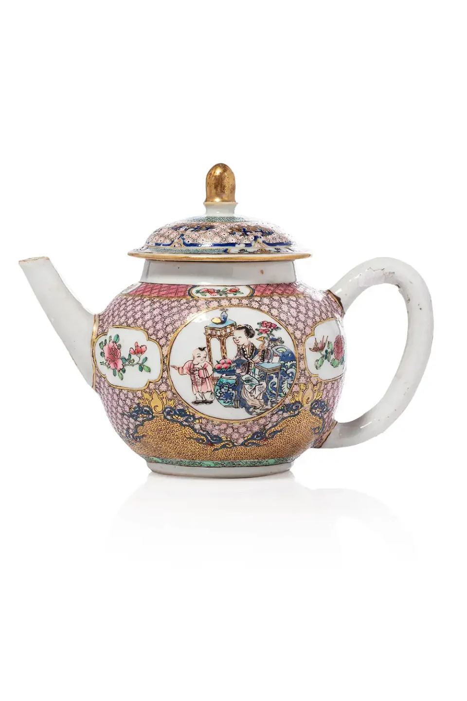 Théière en porcelaine - CHINE - Epoque Yongzheng (XVIIIe siècle)