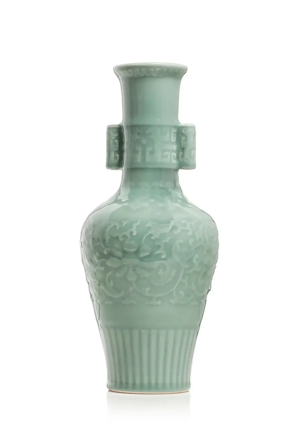 Rare vase balustre à glaçure céladon - CHINE - XVIIIe siècle