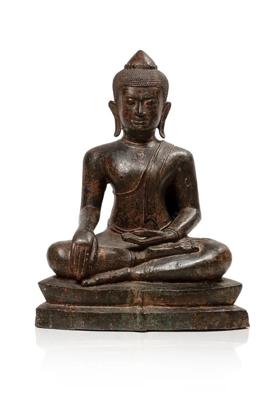 Sculpture de Bouddha en bronze - ASIE DU SUD - XXe siècle