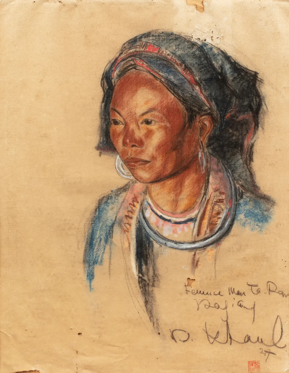 Femme de la tribu des M’uong (Hmong) - CHINE - XXe siècle