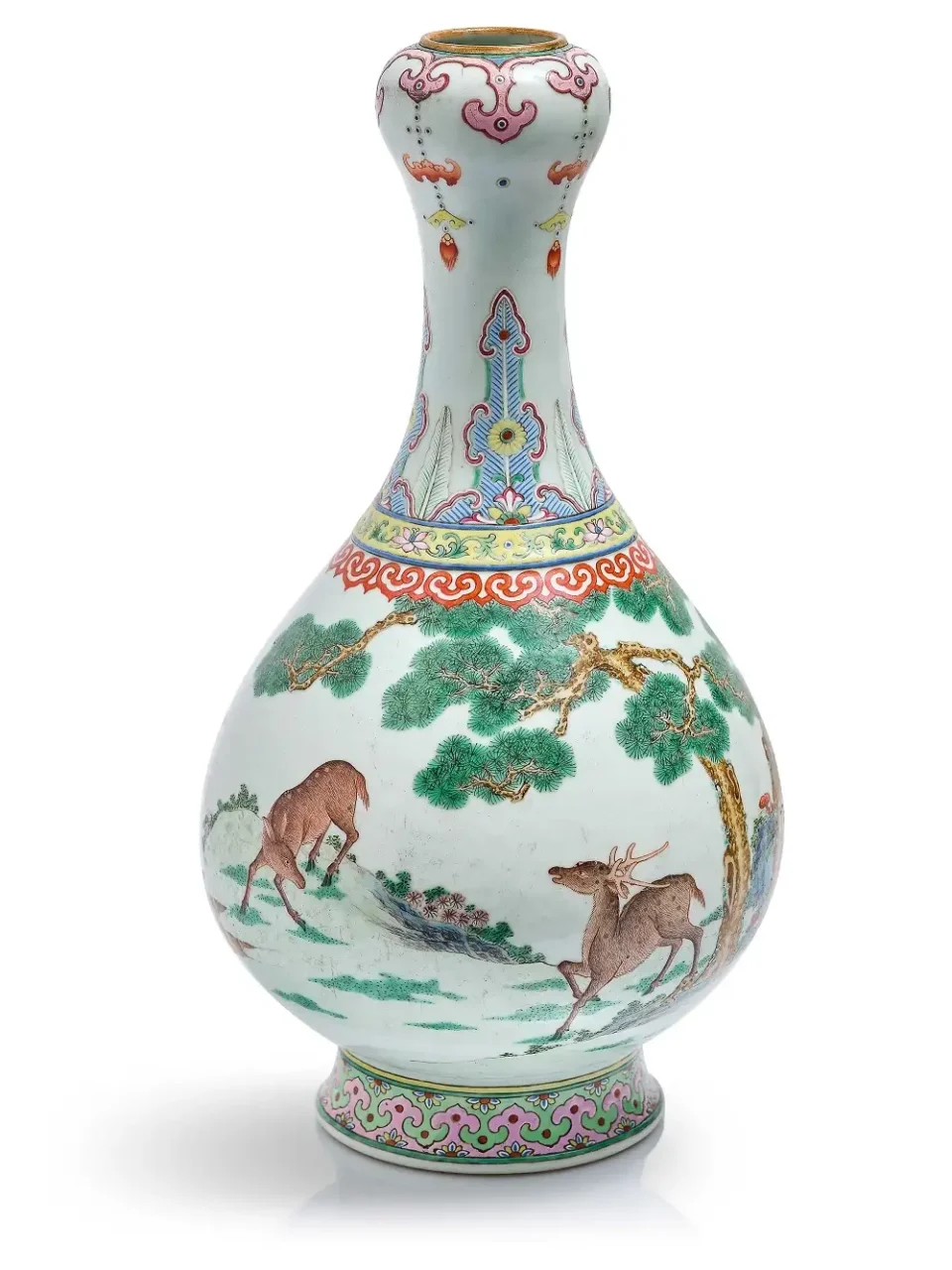 Important vase en porcelaine ‘Yangcai’ famille rose, - CHINE - XVIIIe siècle