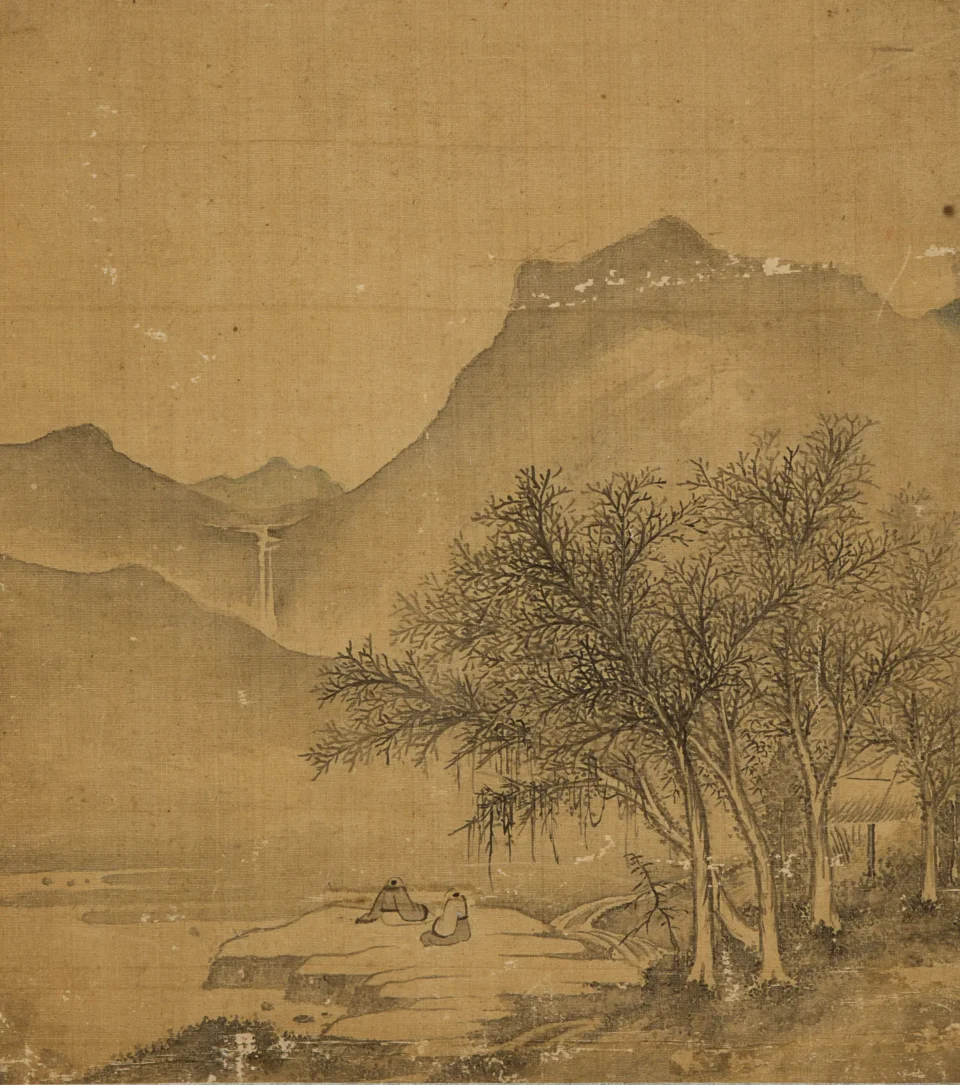 Peinture à l’encre sur soie - CHINE - Dynastie Qing (1644-1912)