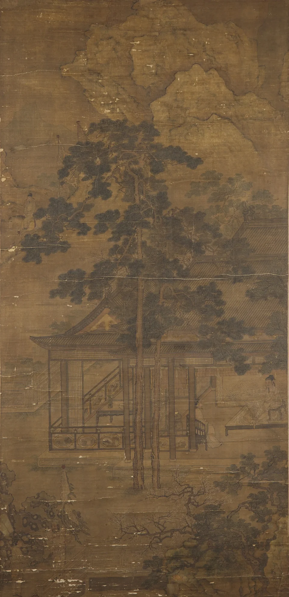 Peinture à l’encre et couleurs sur soie - CHINE - Dynastie Qing (1644-1912)