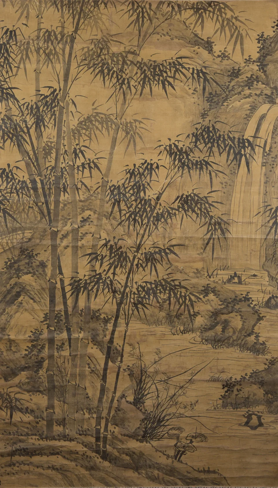 Peinture au lavis sur soie - CHINE - Dynastie Qing (1644-1912)