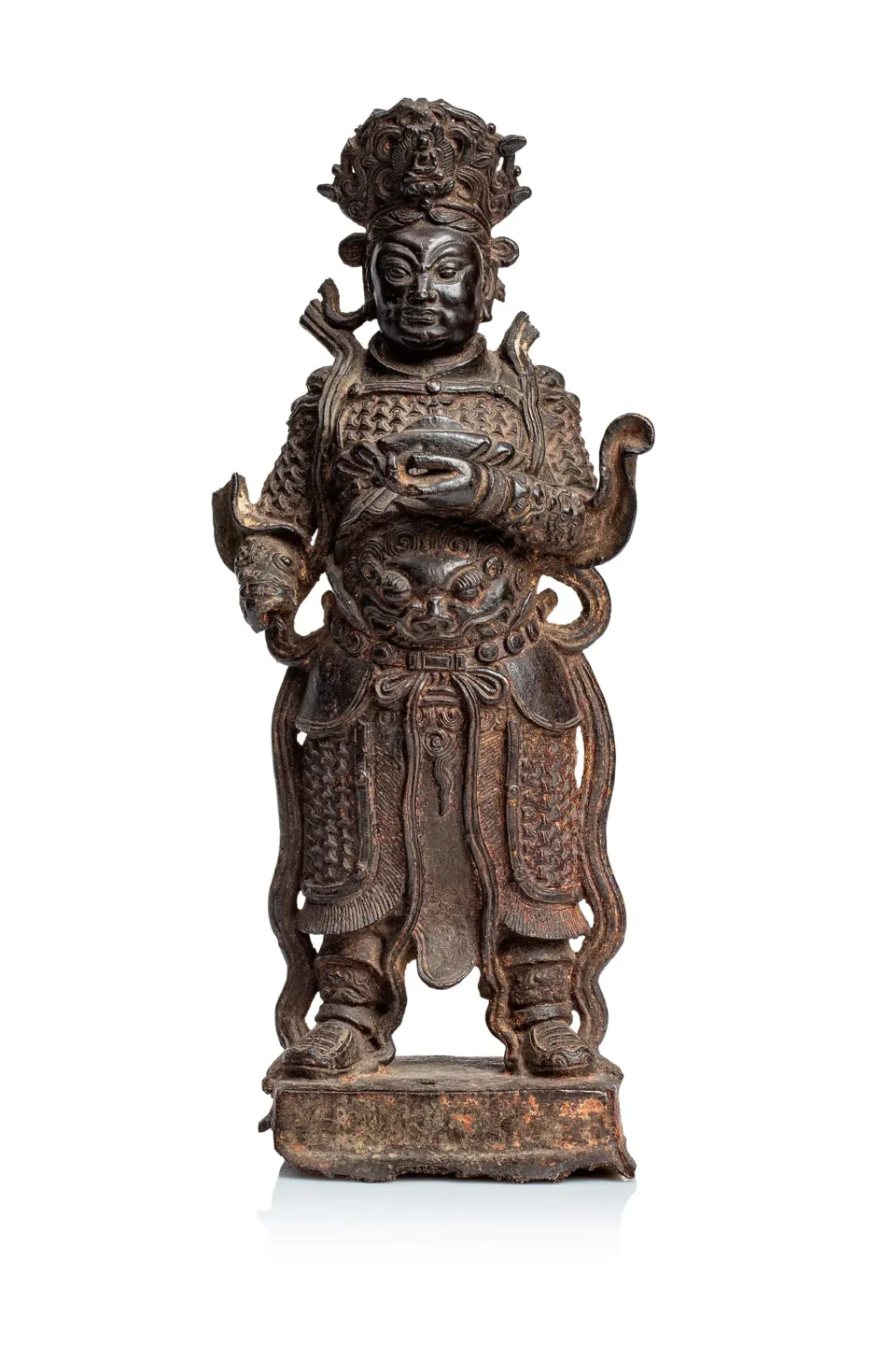 Bronze figure of Guandi - CHINA - Ming Dynasty (1368-1644)