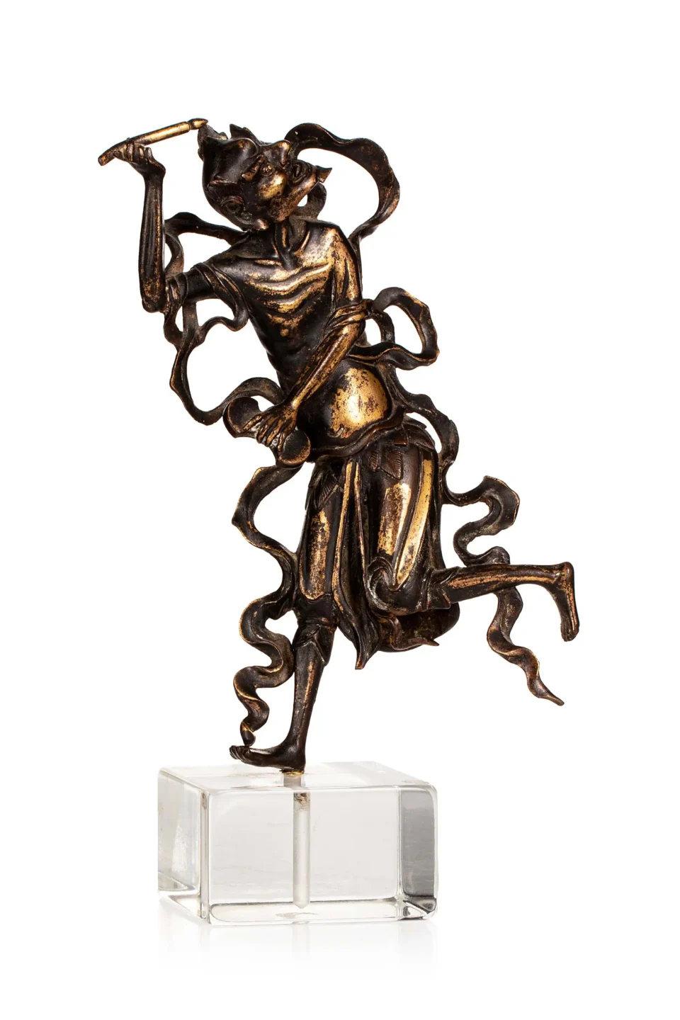 Elégante statuette en bronze - CHINE - XVIIe siècle