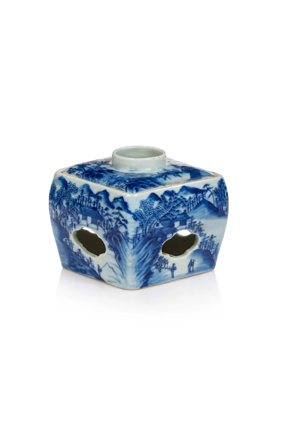 Petit diffuseur à parfum couvert en porcelaine - CHINE - XIXe siècle