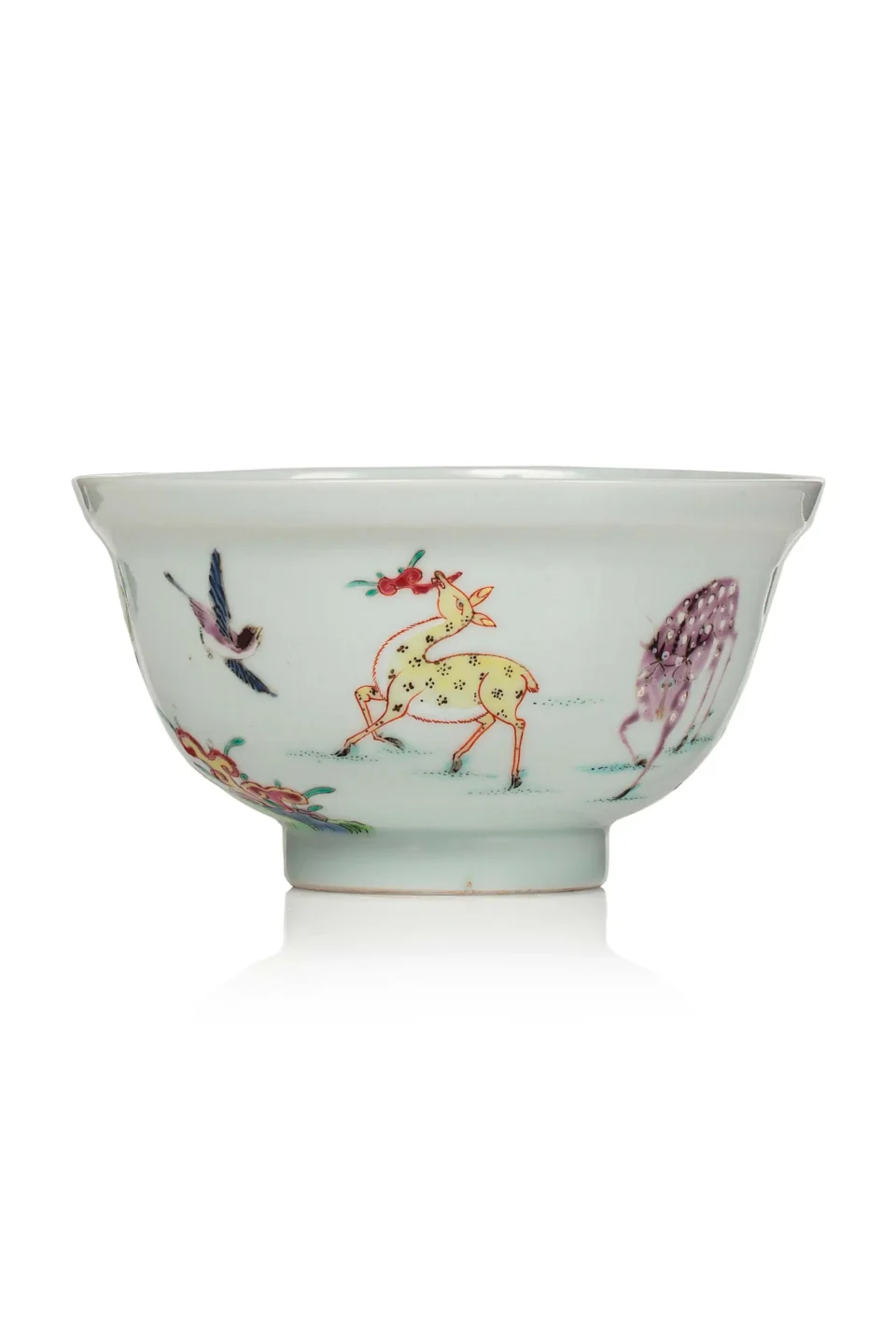 Bol en porcelaine famille rose - CHINE - XVIIIe siècle