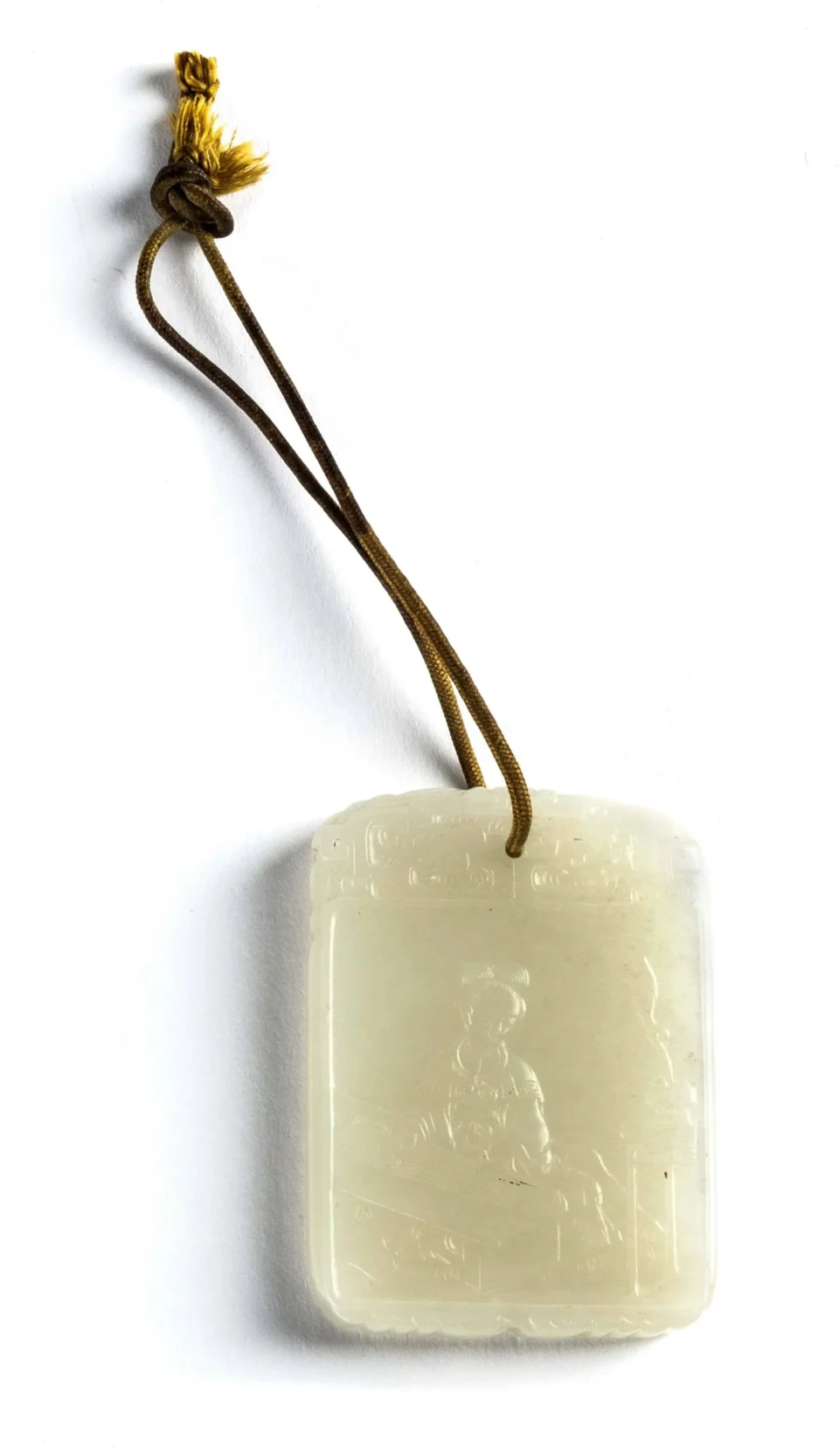 Pendentif en jade blanc - CHINE - XVIIIe siècle