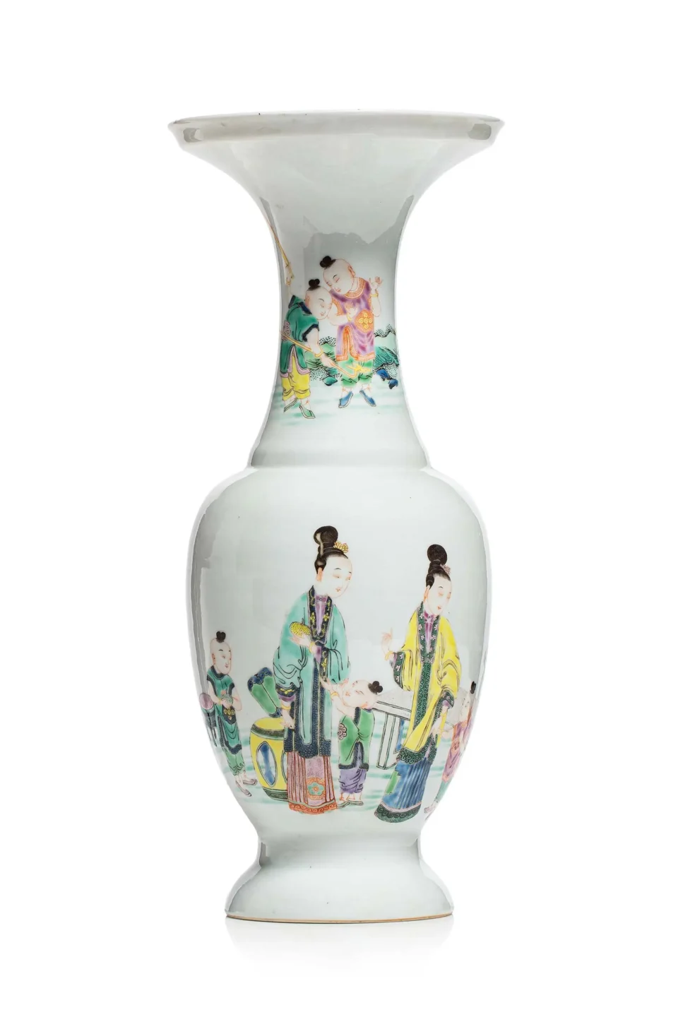 Grand vase en porcelaine - CHINE - XIXe siècle